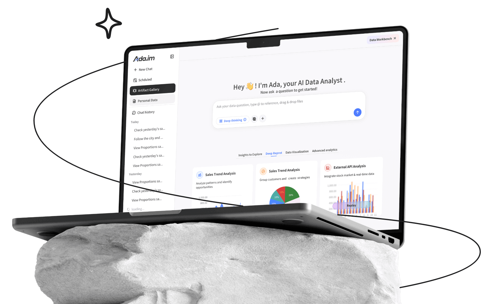 World's First AI Data Agent Ada.im